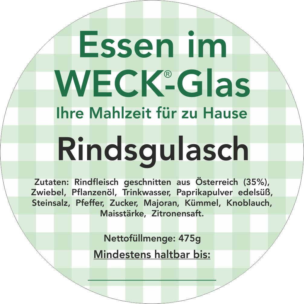 Essen im Weck-Glas